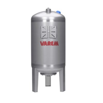 Bình tích áp Varem inox 100L đứng – 10Bar