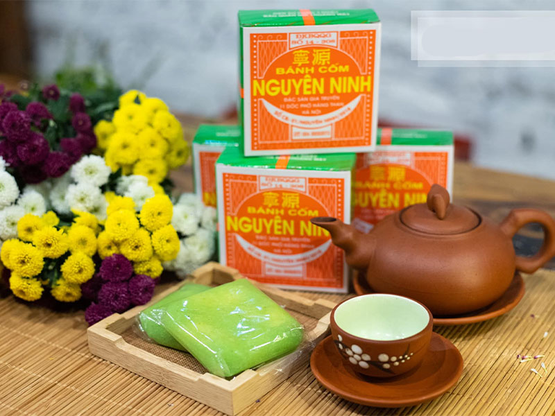 Bánh cốm Nguyên Ninh quà biếu cho người Sài Gòn