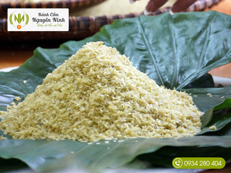 Cốm tươi Nguyên Ninh chính hiệu chuẩn vị thơm ngon Cốm tươi Nguyên Ninh chính hiệu chuẩn vị thơm ngon