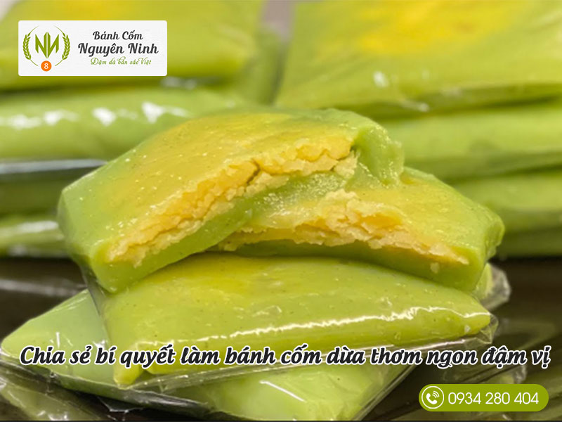banh com dua