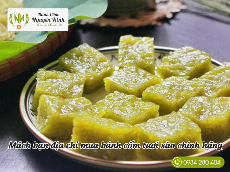 banh com tuoi
