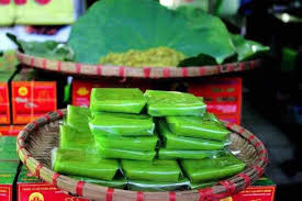 bánh cốm hàng than