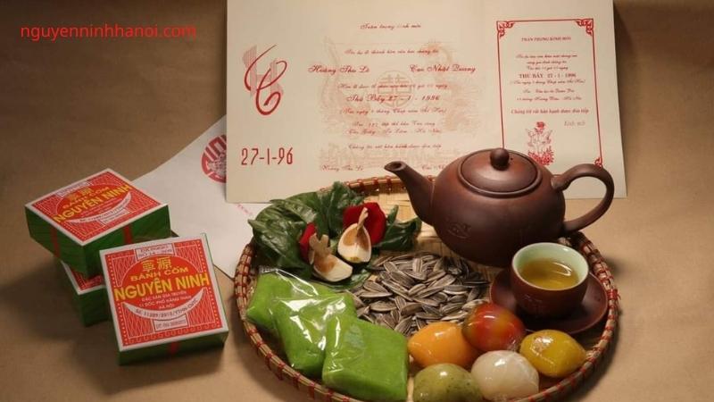 Bánh cốm làng vòng nổi tiếng với mùi thơm và hương vị độc đáo 4 banh com 4