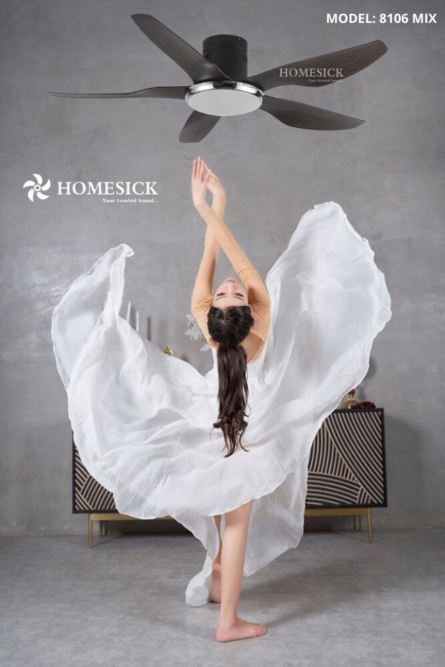 QUẠT TRẦN HOMESICK 8106MIX