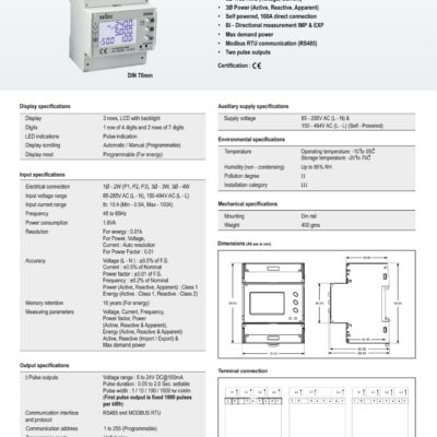 shopdoluong-Đồng Hồ Đo Đa Năng SELEC EM4M-3P-C-100A(1)