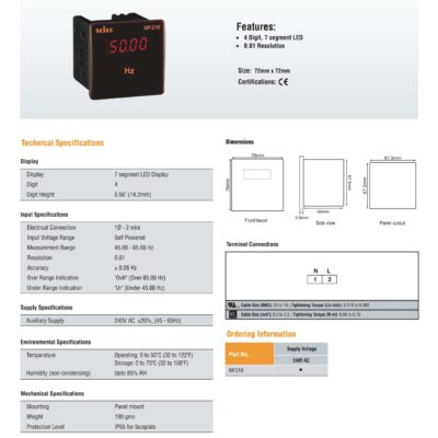 shopdoluong-Đồng Hồ Tần Số SELEC MF216(72x72)(1)