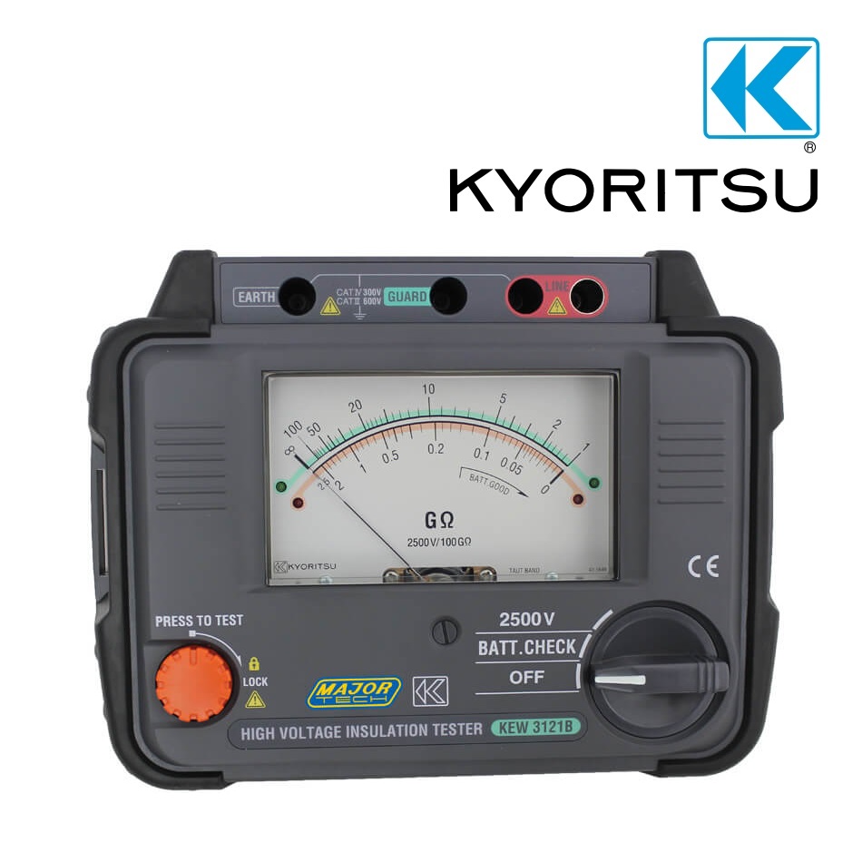 Đồng Hồ Đo Điện Trở Cách Điện KYORITSU 3121B 10 shopdoluong-Đồng Hồ Đo Điện Trở Cách Điện KYORITSU 3121B