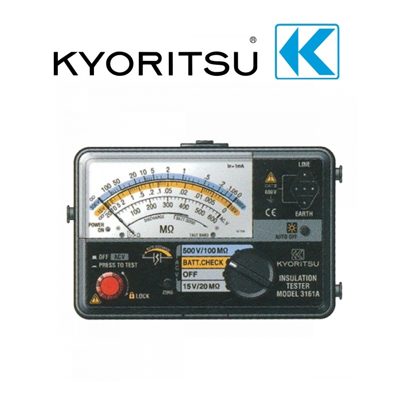 Đồng Hồ Đo Điện Trở Cách Điện KYORITSU 3161A 8 shopdoluong-Đồng Hồ Đo Điện Trở Cách Điện KYORITSU 3161A