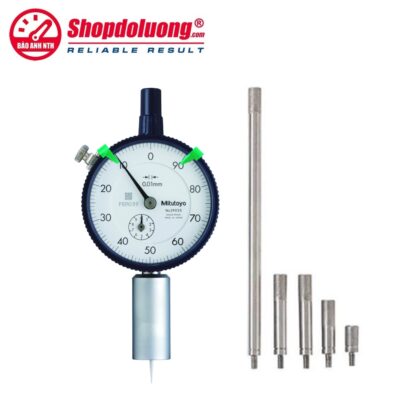 shopdoluong-Đồng Hồ Đo Sâu Đế Tròn Mũi Kim 0-10mm MITUTOYO 7222(0.01mm)