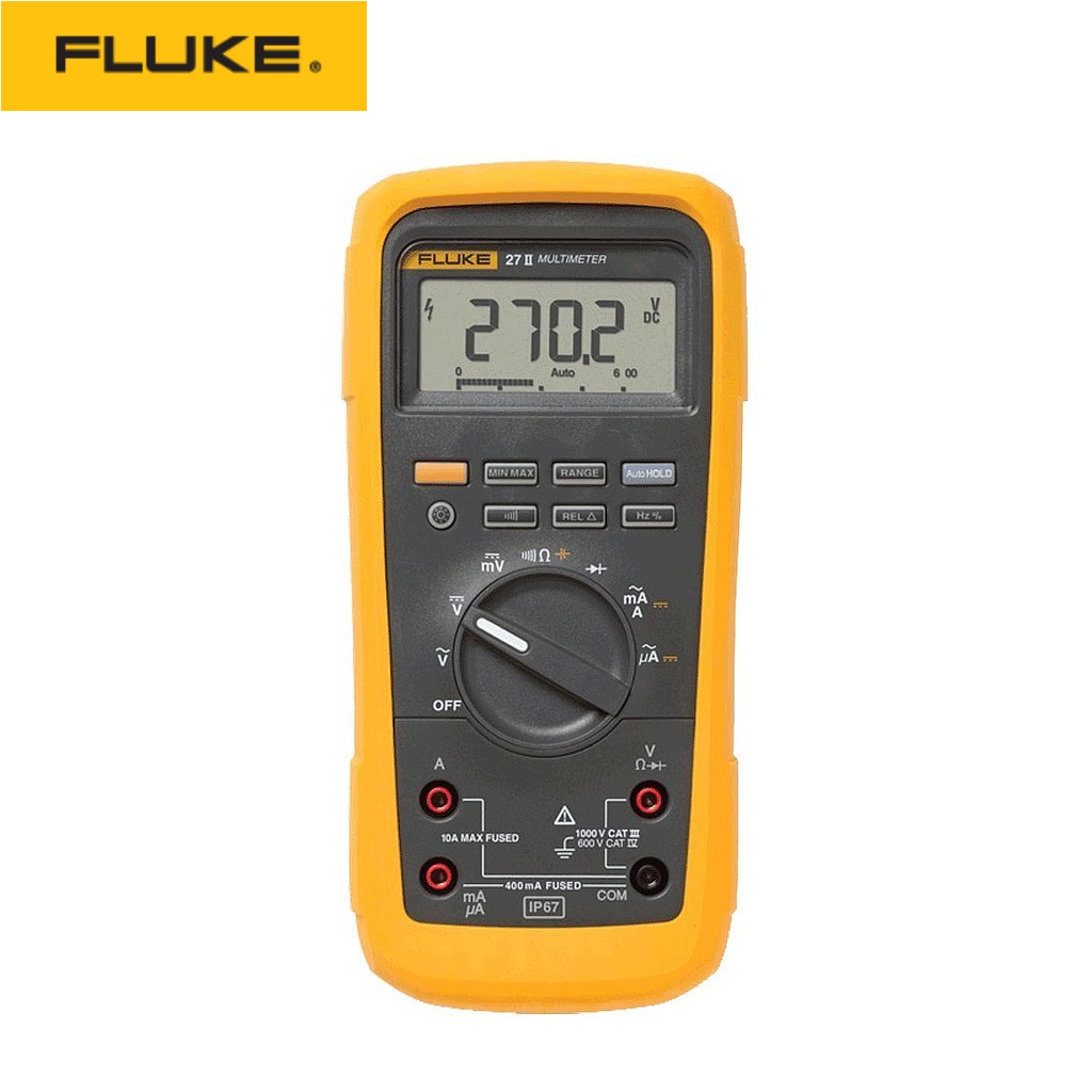 Đồng Hồ Vạn Năng FLUKE 27II 8 shopdoluong-Đồng Hồ Vạn Năng FLUKE 27II (IP67)