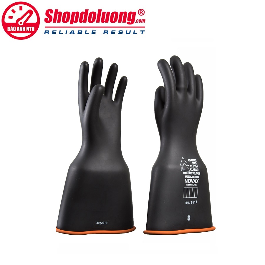 Găng Tay Cách Điện NOVAX Class 2 (17.7kV) 14 shopdoluong-Găng Tay Cách Điện NOVAX Class 2 (17.7kV)2 cổ ngắn