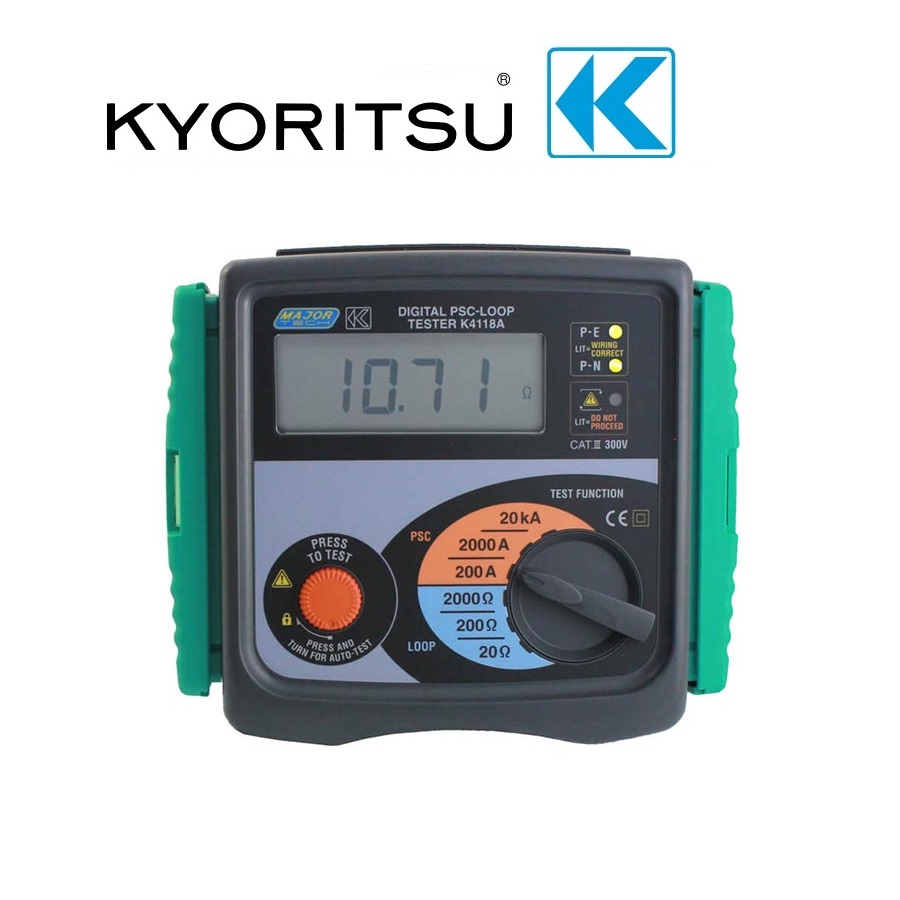 Máy Đo Vòng Lặp-PSC KYORITSU 4118A 10 shopdoluong-Máy Đo Vòng Lặp LOOP KYORITSU 4118A