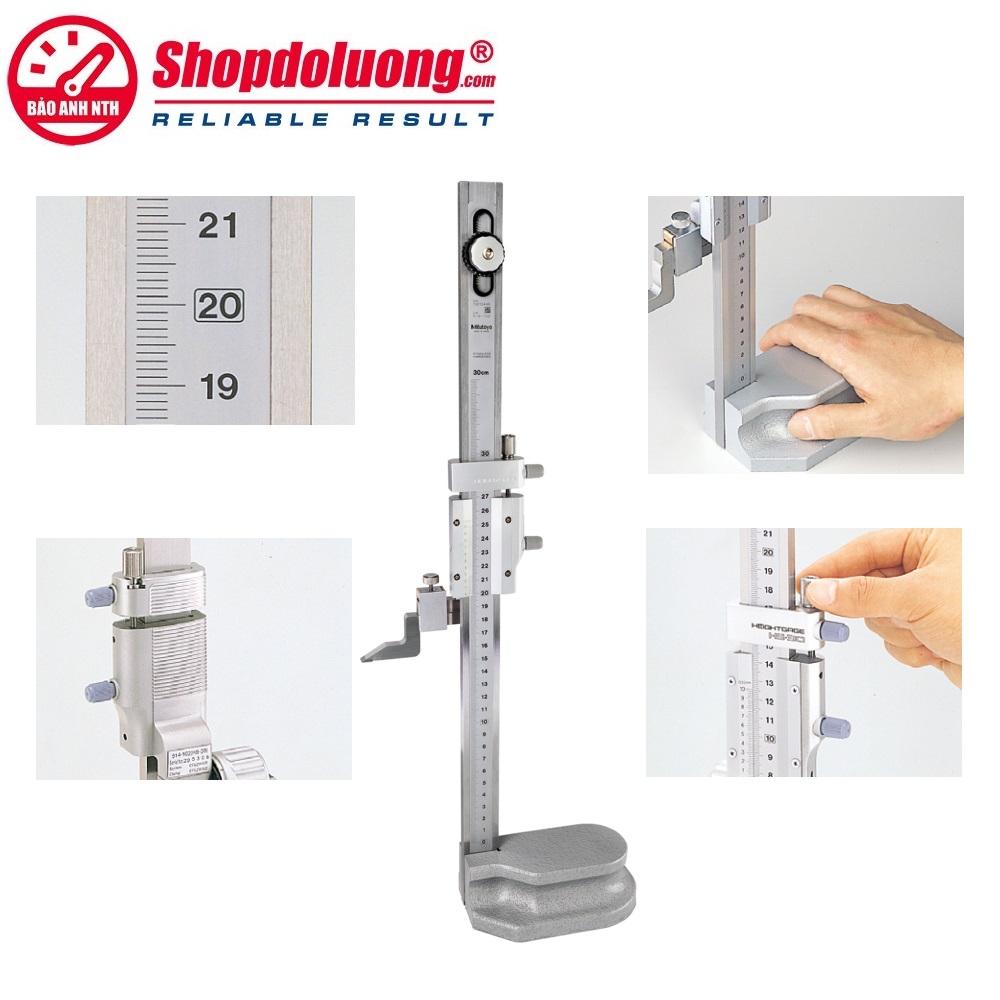 Thước Đo Cao Cơ Khí MITUTOYO 514-102 (0-300mm/0.04) 10 shopdoluong-Thước Đo Cao Cơ Khí MITUTOYO 514-102 (0-300mm)