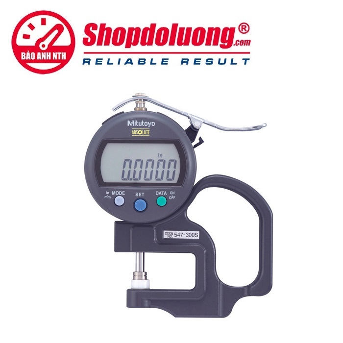 Đồng Hồ Đo Độ Dày Điện Tử 0.4-0.47 inch MITUTOYO 547-300S(0.01mm) 8 shopdoluong-Đồng Hồ Đo Độ Dày Điện Tử 0.4-0.47 inch MITUTOYO 547-300S(0.01mm)