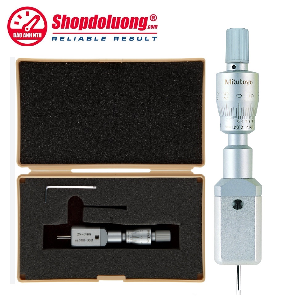 Panme 2 Chấu Đo Lỗ 5-6mm MITUTOYO 368-005(0.001mm) 10 shopdoluong-Panme 2 Chấu Đo Lỗ 5-6mm MITUTOYO 368-005(0.001mm)