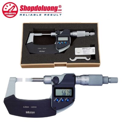 shopdoluong-Panme Điện Tử Đo Rãnh Ngoài 0-25mm MITUTOYO 422-270-30(0.001mm)