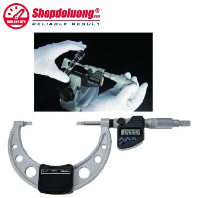 shopdoluong-Panme Điện Tử Đo Rãnh Ngoài 75-100mm MITUTOYO 422-233-30(0.001mm)