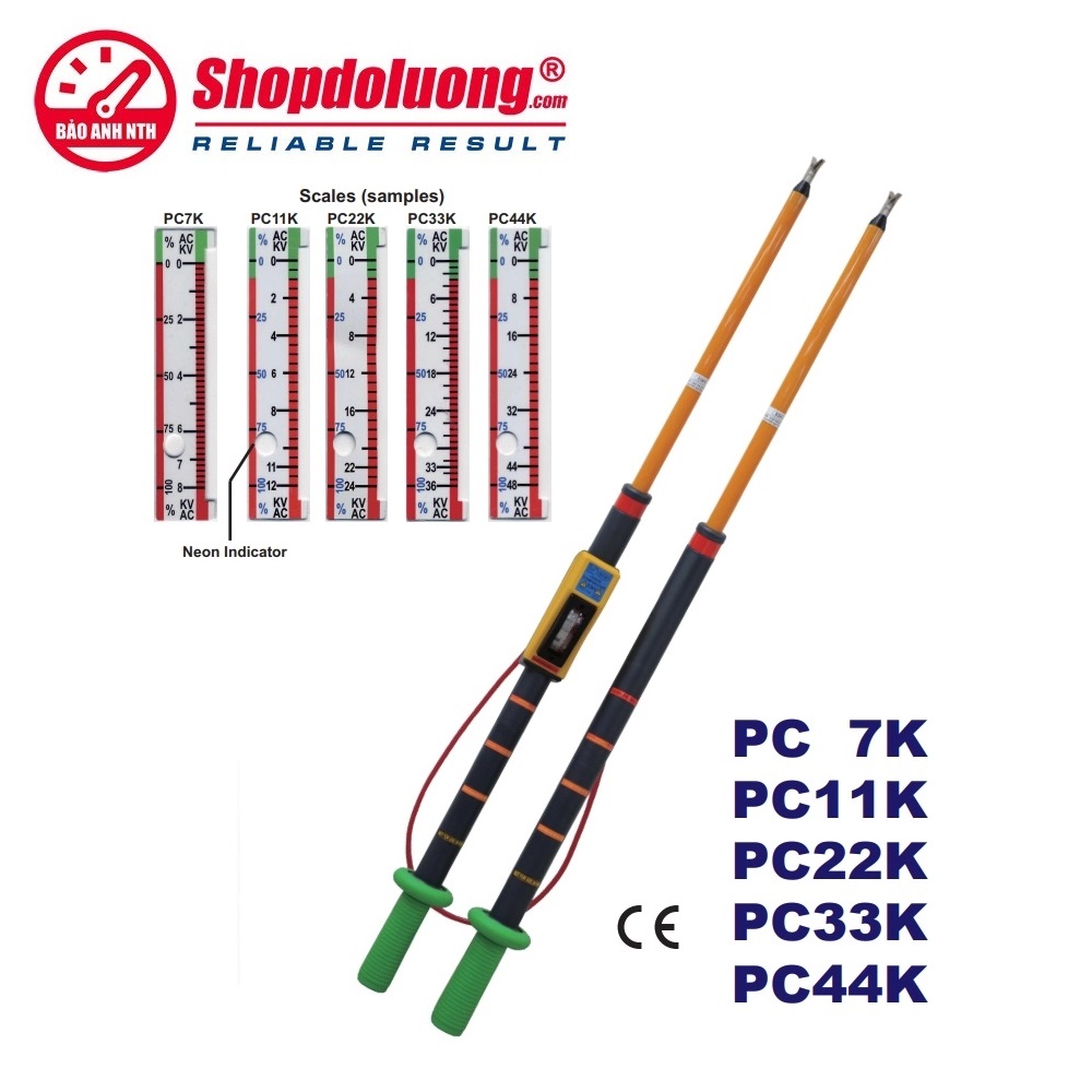 Sào Kiểm Tra Điện Cao Thế SEW PC-7K(1.2kV~6.6kV) 8 shopdoluong-Sào Kiểm Tra Điện Cao Thế SEW PC-7K(1.2kV~6.6kV)