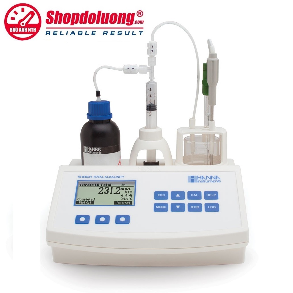 Máy Chuẩn Độ Kiềm Cho Nước HANNA HI84531-02 8 shopdoluong.com-Máy Chuẩn Độ Kiềm Cho Nước HANNA HI84531-02