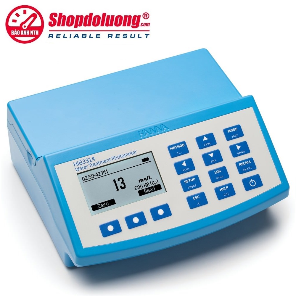 Máy Quang Phổ COD và Đa Chỉ Tiêu Nước Thải HANNA HI83314-02 8 shopdoluong.com-Máy Quang Phổ COD và Đa Chỉ Tiêu Nước Thải HANNA HI83314-02