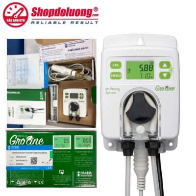 shopdoluong.com-Bộ Điều Khiển pH Kết Hợp Bơm Cho Thủy Canh HANNA HI981412