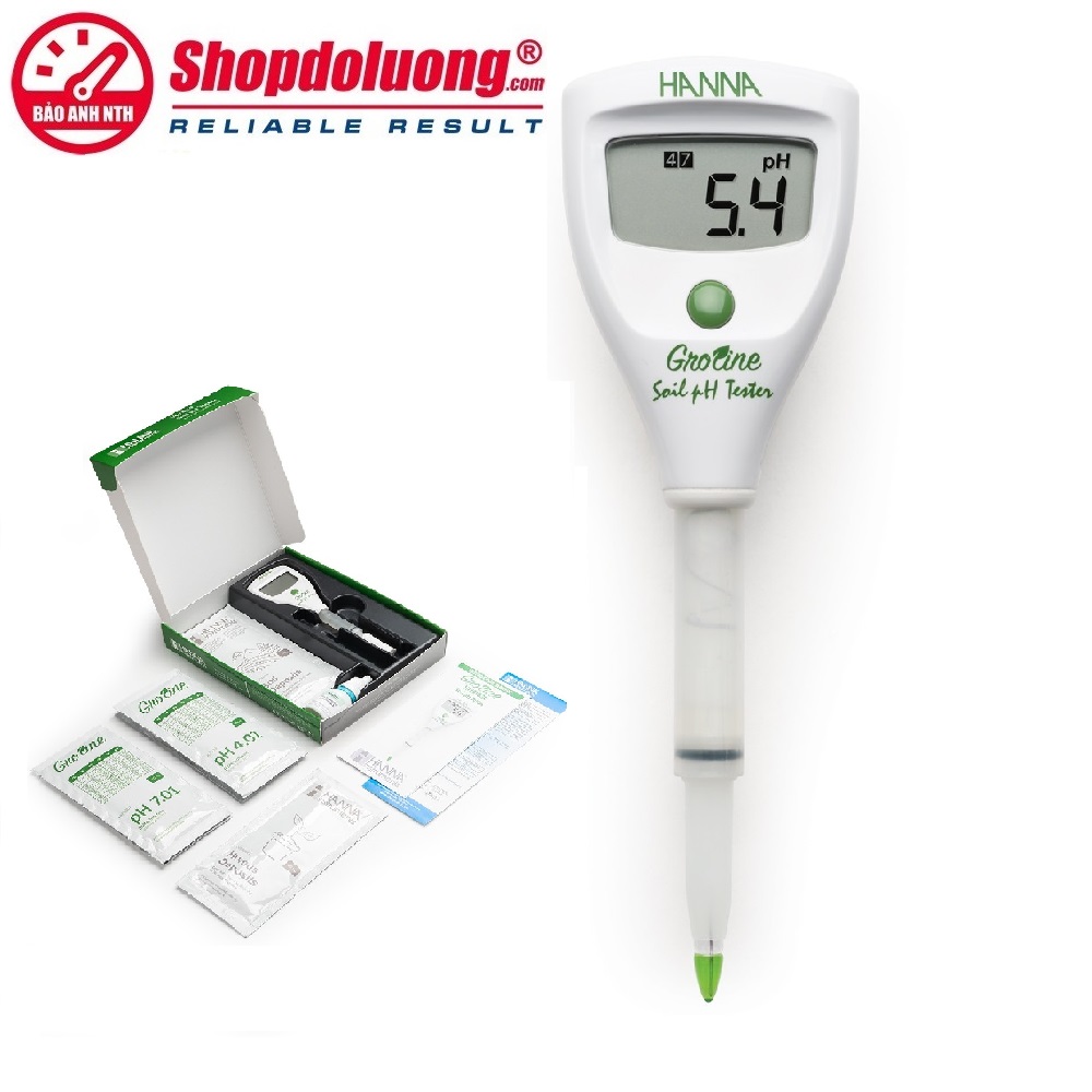 Bút Đo pH Cho Đất Trồng Và Nước GroLine HANNA HI981030 8 shopdoluong.com-Bút Đo pH Cho Đất Trồng Và Nước GroLine HANNA HI981030