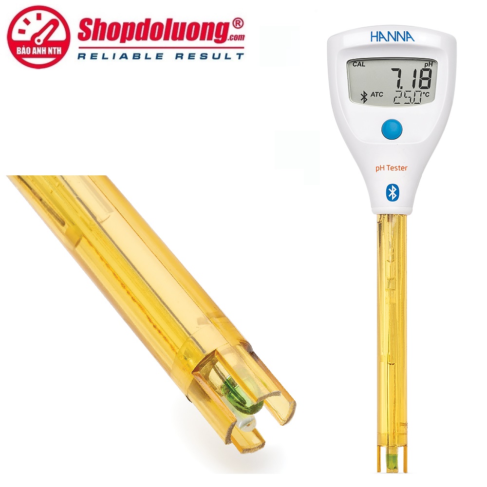 Bút Đo pH và Nhiệt Độ HALO2 Bluetooth Trong Phòng Thí Nghiệm Thân Nhựa HANNA HI9810422 8 shopdoluong.com-Bút Đo pH và Nhiệt Độ HALO2 Bluetooth Trong Phòng Thí Nghiệm Thân Nhựa HANNA HI9810422