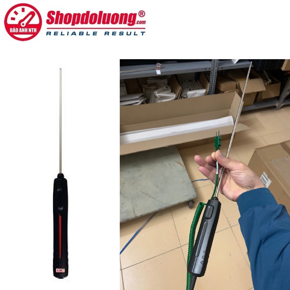 Đầu Đo Nhiệt Độ Tiếp Xúc Kiểu K KIMO SIK-500HT (-40 ~ +1000°C) 10 shopdoluong.com-Đầu Đo Nhiệt Độ Tiếp Xúc Kiểu K KIMO SIK-500HT (-40 ~ +1000°C)