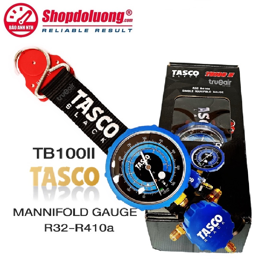 Đồng Hồ Áp Suất Đơn TASCO TB100 II(R32-R410A) 8 shopdoluong.com-Đồng Hồ Áp Suất Đơn TASCO TB100 II(R32-R410A)