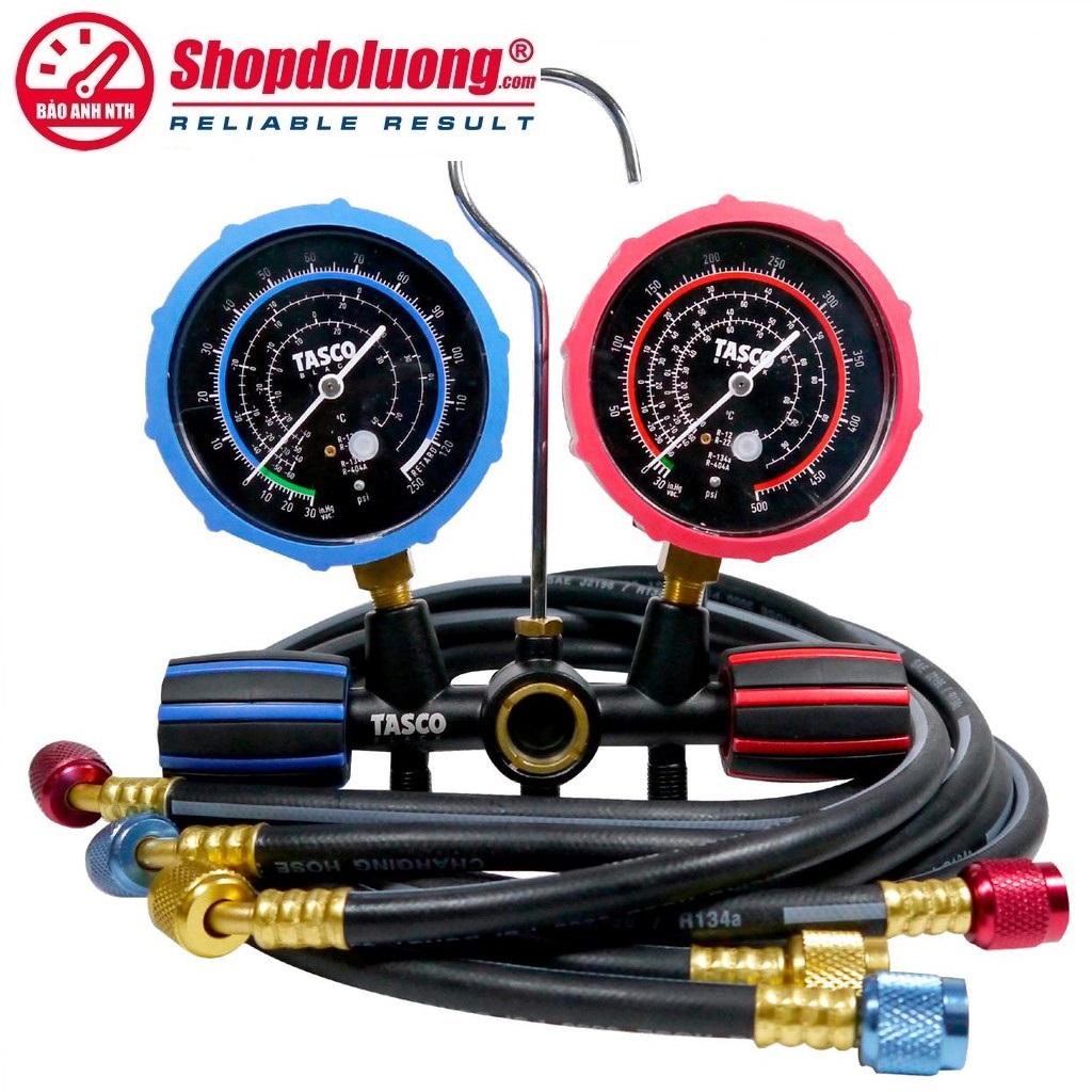 Đồng Hồ Áp Suất TASCO TB140SM II(R32-R410A) 10 shopdoluong.com-Đồng Hồ Áp Suất TASCO TB140SM II(R32-R410A)