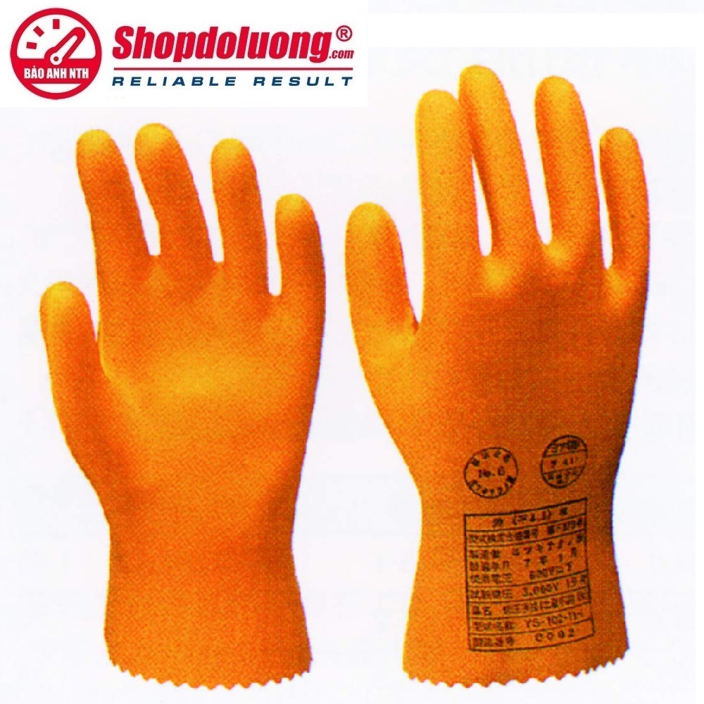 Găng Tay Cách Điện Hạ Thế YOTSUGI YS-102-12-01(600V-Size M) 10 shopdoluong.com-Găng Tay Cách Điện Hạ Thế YOTSUGI YS-102-10-01(600V-Size LL)
