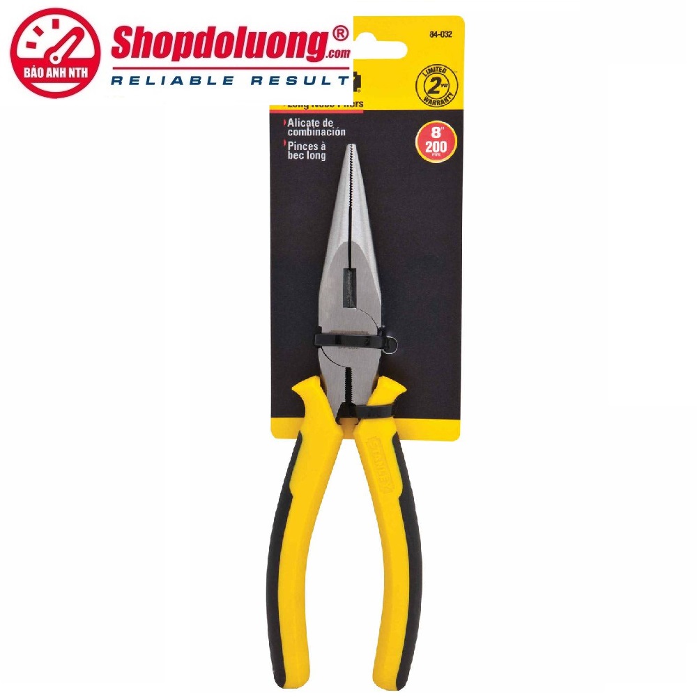 Kìm Mỏ Nhọn STANLEY STHT84031-8 (6in/150mm) 8 shopdoluong.com-Kìm Mỏ Nhọn Stanley 84-031(6in-150mm)