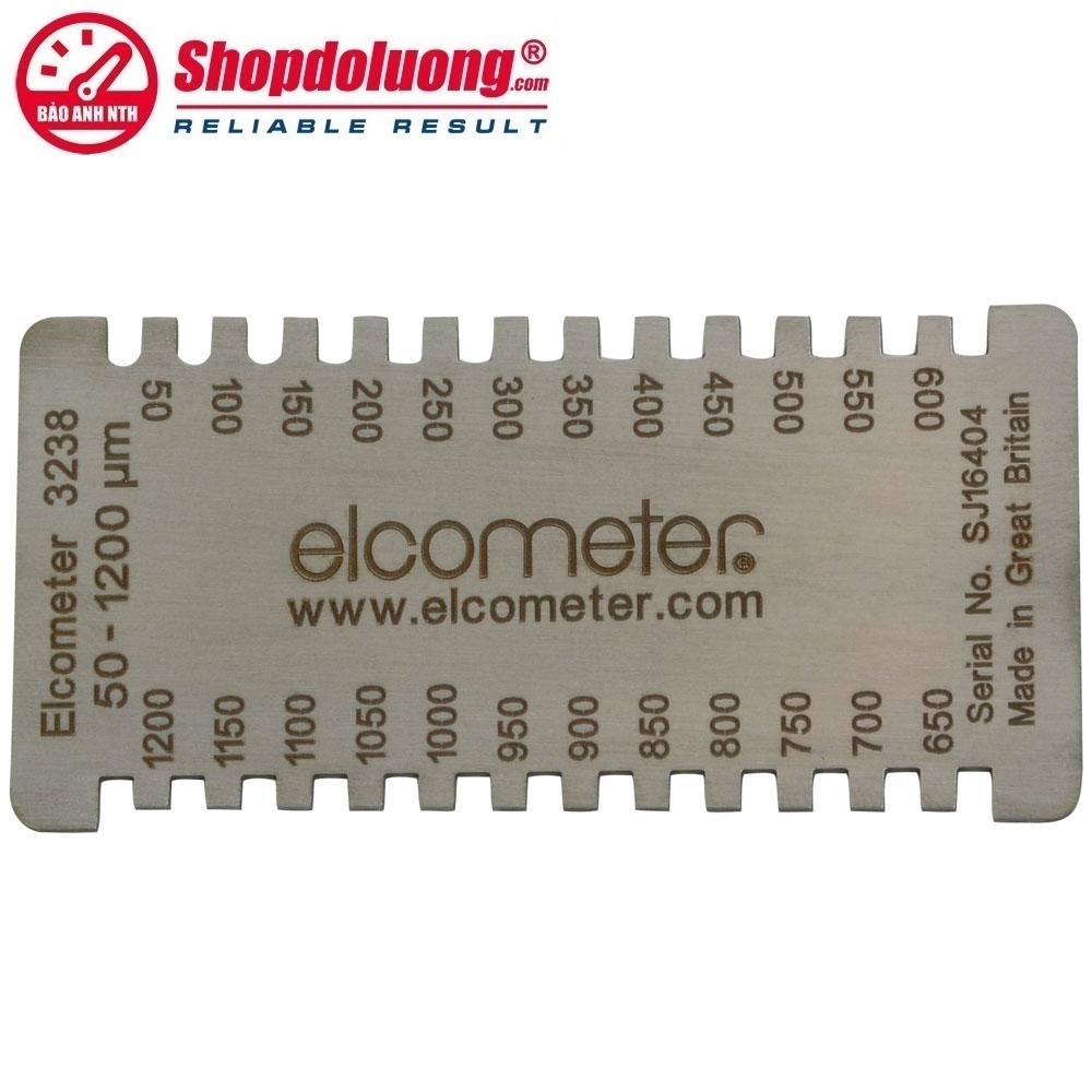 Lược Đo Độ Dày Lớp Phủ Ướt 25-600μm ELCOMETER 3238 (25μm) 10 shopdoluong.com-Lược Đo Độ Dày Lớp Phủ Ướt ELCOMETER 3238 (25-600μm; 25μm)