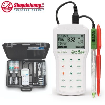 shopdoluong.com-Máy Đo pH-Nhiệt Độ Cho Đất và Nước HANNA HI98168