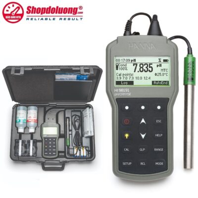 shopdoluong.com-Máy Đo pH-ORP-ISE-Nhiệt Độ Chống Thấm Nước HANNA HI98191