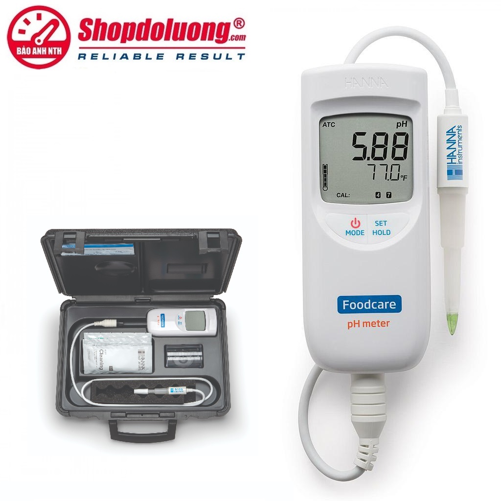 Máy Đo pH/Nhiệt Độ Cho Sữa HANNA HI99162 8 shopdoluong.com-Máy Đo pHNhiệt Độ Cho Sữa HANNA HI99162