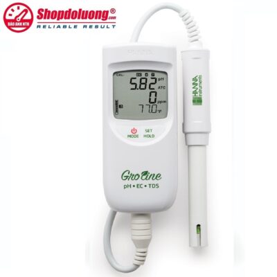 shopdoluong.com-Máy đo pH-EC-TDS-Nhiệt độ Cho Thuỷ Canh HANNA HI9814
