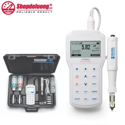 shopdoluong.com-Máy đo pH-Nhiệt độ Cho Thịt HANNA HI98163