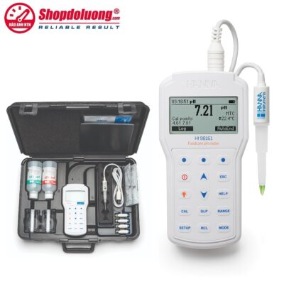 shopdoluong.com-Máy đo pH-Nhiệt độ Cho Thực Phẩm HANNA HI98161