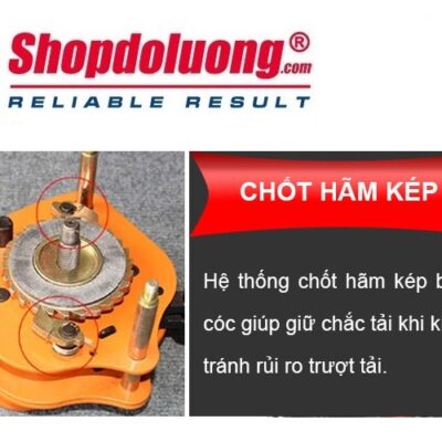 Pa Lăng Xích Kéo Tay NITTO 1 Tấn 5 Mét 13 shopdoluong.com-Pa Lăng Xích Kéo Tay NITTO Cấu Tạo Chốt Hãm