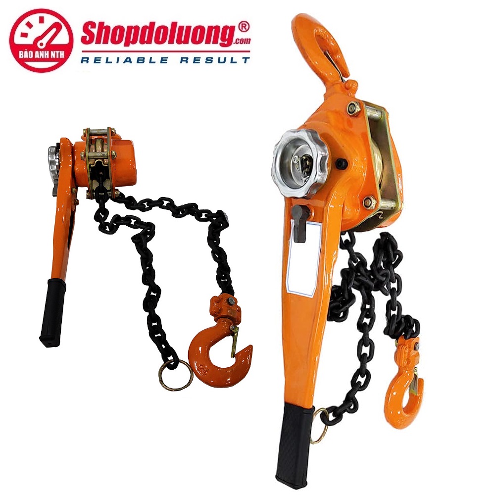 Pa Lăng Xích Lắc Tay NITTO 0.75 Tấn 1.5 Mét 20 shopdoluong.com-Pa Lăng Xích Lắc Tay NITTO 0.75 Tấn 1.5 Mét