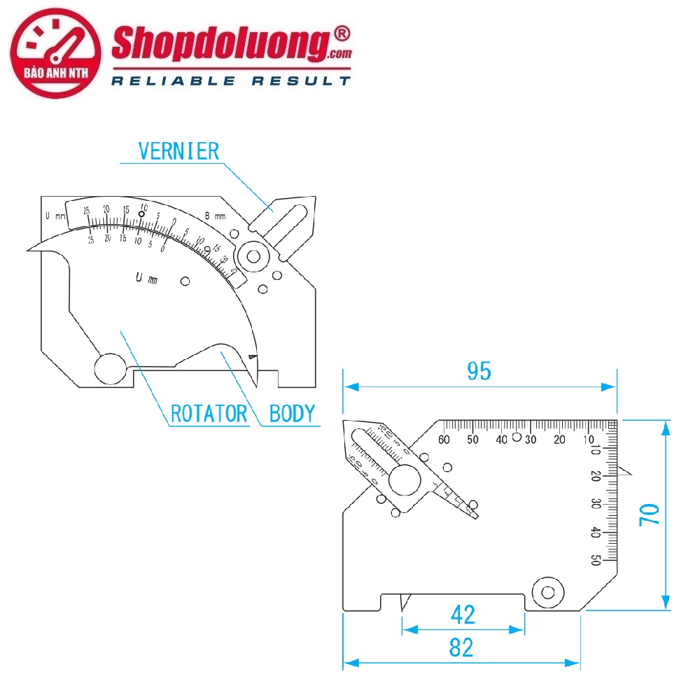 THƯỚC ĐO MỐI HÀN NIIGATA SEIKI WGU-7M 8 shopdoluong.com-Thước Đo Mối Hàn Niigata Seiki WGU-7M.