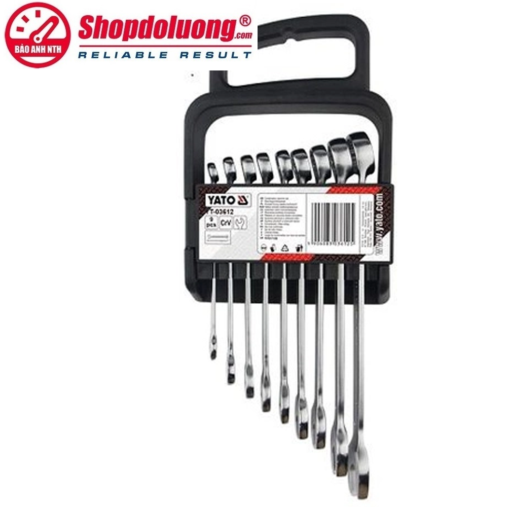 Bộ Cờ Lê 2 Đầu Vòng Miệng 9 Chi Tiết YATO YT-03612 (8-19mm) 10 shopdoluong.com-Bộ Cờ Lê 2 Đầu Vòng Miệng 9 Chi Tiết YATO YT-03612 (8-19mm)
