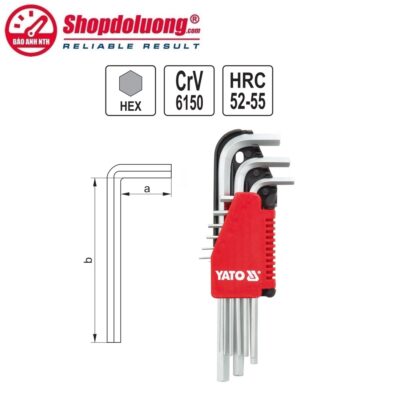 shopdoluong.com-Bộ Lục Giác 9 Cái YATO YT-0502 (2-10mm)
