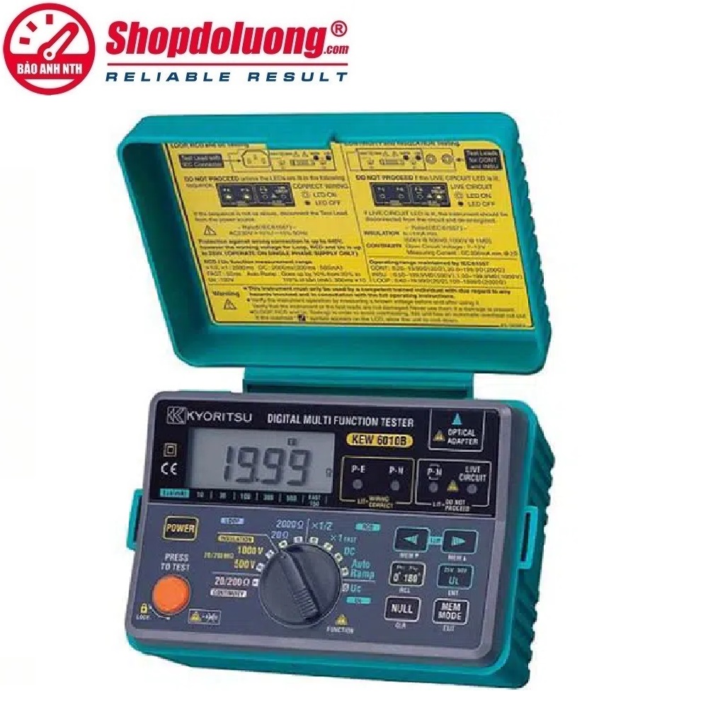 Đồng Hồ Đo Đa Năng KYORITSU 6010B 8 shopdoluong.com-Đồng Hồ Đo Đa Năng KYORITSU 6010B