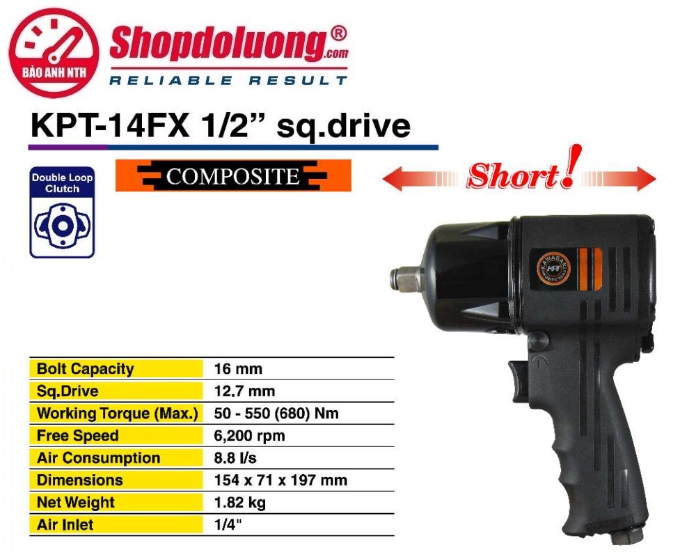 shopdoluong.com-Súng Vặn Bulông KAWASAKI KPT-14FX (1/2 Inch)