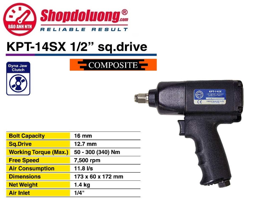 Súng Vặn Bulông KAWASAKI KPT-14SX (1/2 Inch) 11 shopdoluong.com-Súng Vặn Bulông KAWASAKI KPT-14SX (1/2 Inch).