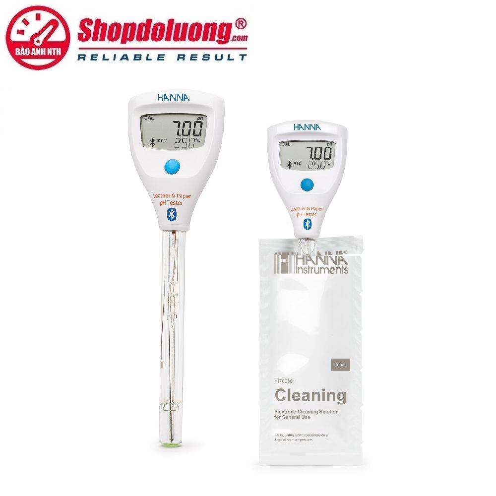 Bút Đo pH-Nhiệt Độ Bluetooth Cho Bề Mặt Da Thuộc Và Giấy HANNA HI9810442 8 shopdoluong.com-Bút Đo pH-Nhiệt Độ Bluetooth Cho Bề Mặt Da Thuộc Và Giấy HANNA HI9810442