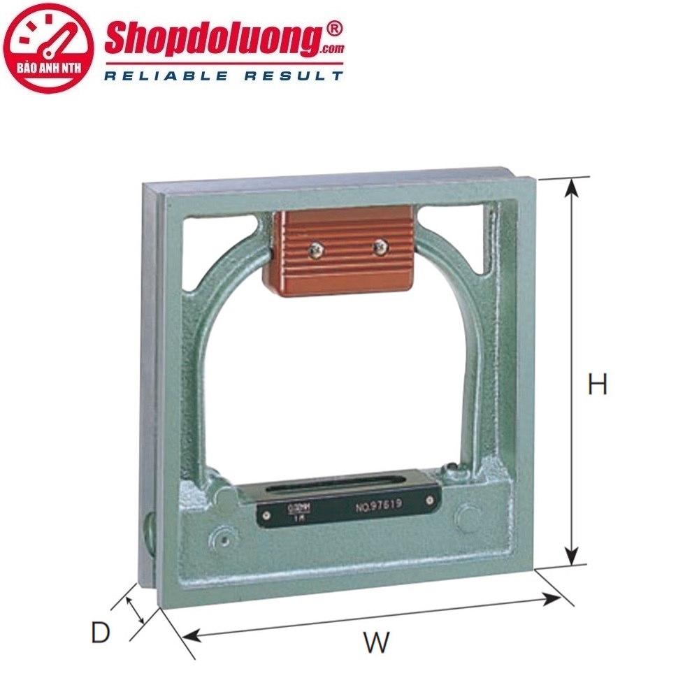Nivo Cân Máy Dạng Khung Độ Nhạy 0.02mm RSK 541-1002 (100mm) 8 shopdoluong.com-Nivo Cân Máy Dạng Khung Độ Nhạy 0.02mm RSK 541-1002 (100mm)