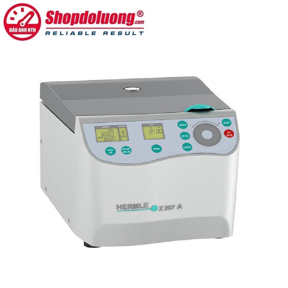 MÁY LY TÂM ĐIỆN TỬ HERMLE Z207A (200/6.800 rpm) 8 shopdoluong.com-MÁY LY TÂM ĐIỆN TỬ HERMLE Z207A (200/6.800 rpm)